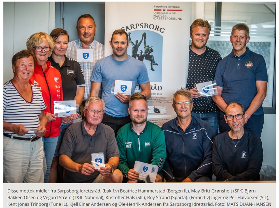 Sarpsborg Idrettsråd deler ut hele 3,7 millioner kroner til lokale idrettslag. Blant annet kan  dette brukes til opprettelsen av SOLIDARITESFOND.
